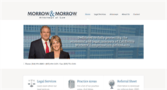 Desktop Screenshot of morrowandmorrow.net